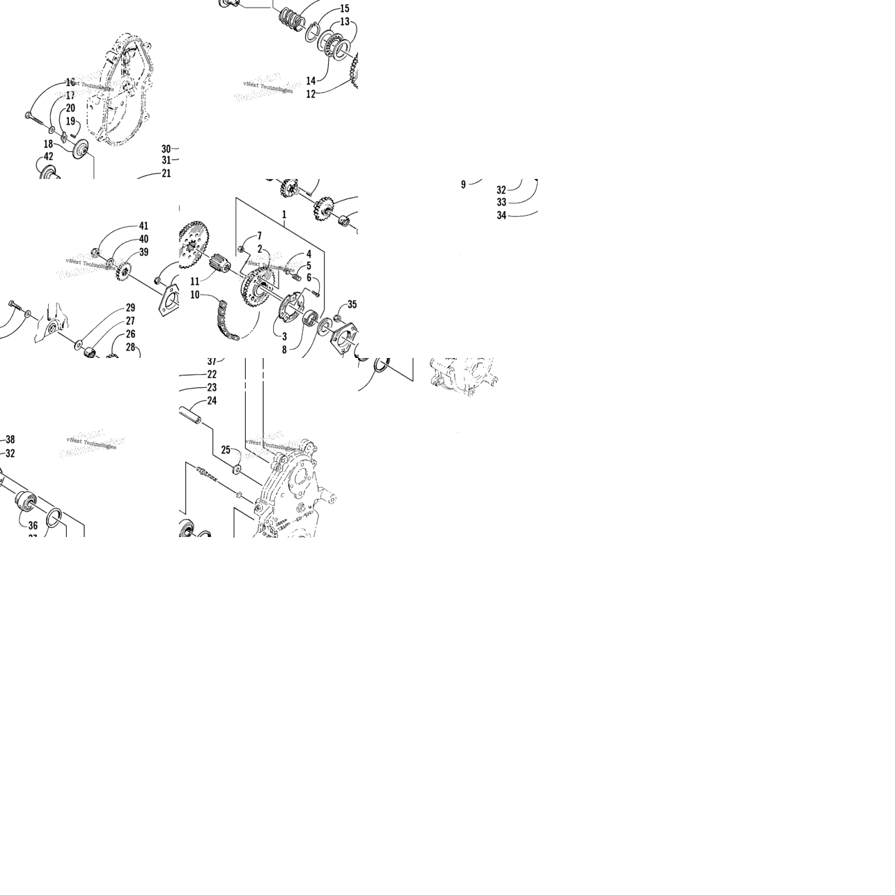 Drive/Reverse Dropcase Assembly (Esr)