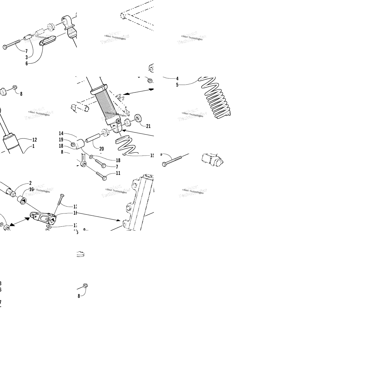Shock Absorber And Sway Bar Assembly