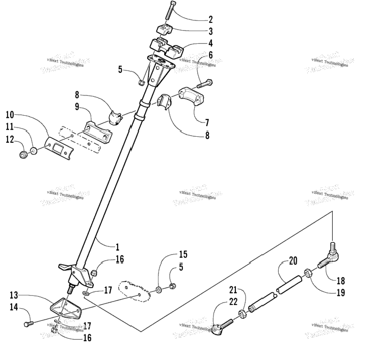 Steering Post Assembly