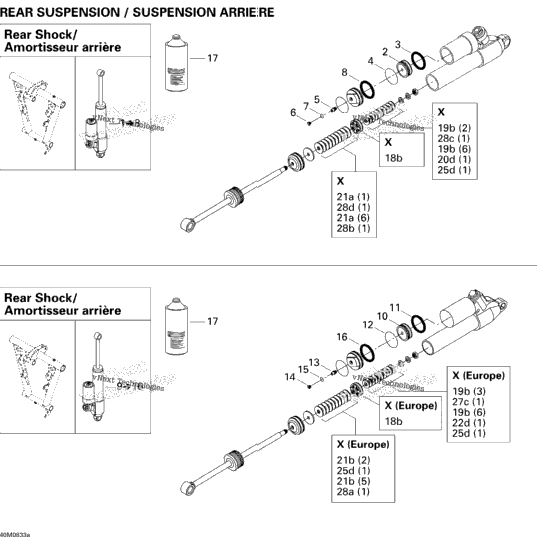 Take Apart Shock, Rear 1