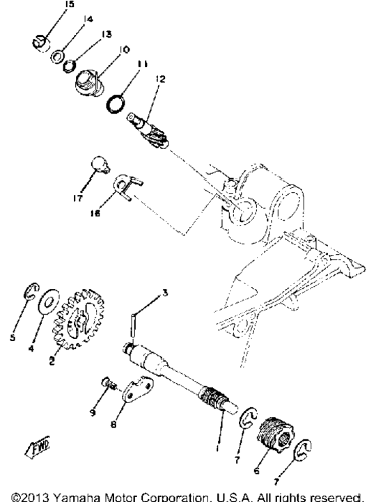 Tachometer Gear