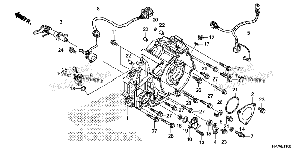 Rear Crankcase Cover