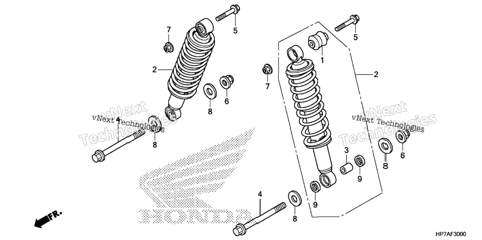 Rear Shock Absorber