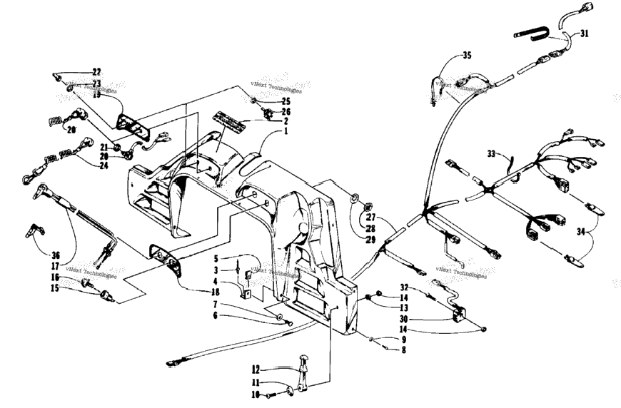 Console, Switches, And Wiring Assemblies