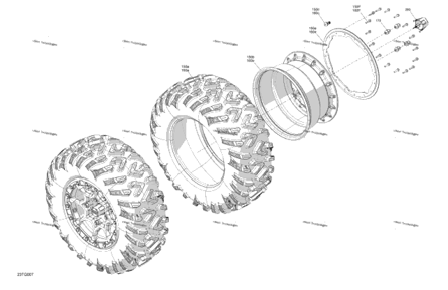 Drive - Rear Wheels - Xtp - Except Europe
