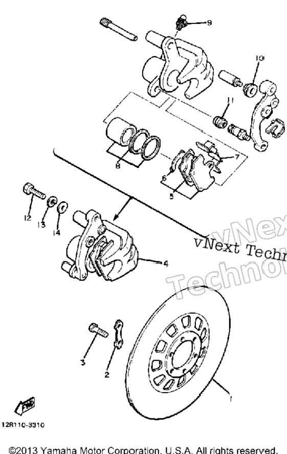 Front Brake Caliper