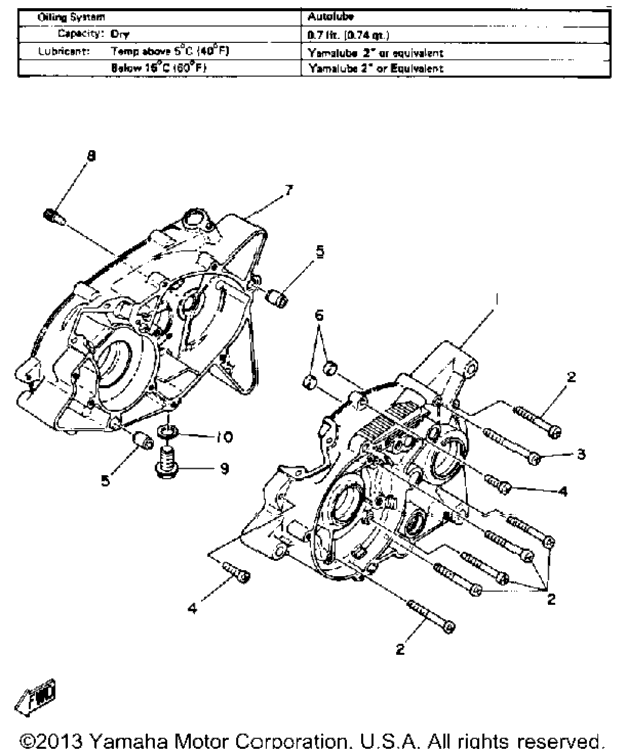Crankcase Gt80g