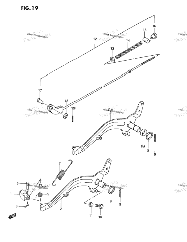 Rear Brake (Model G/H/J/K)