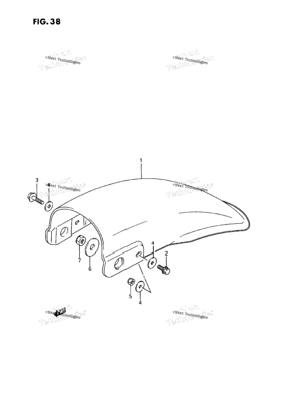 Rear Fender (Model G/H/J/K/L/M)