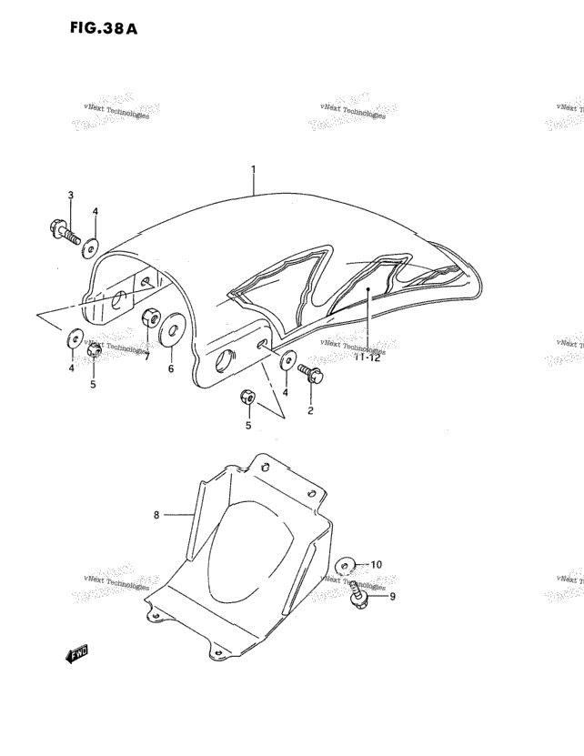 Rear Fender (Model N/P/R/S)