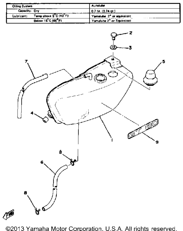 Oil Tank Gt80g