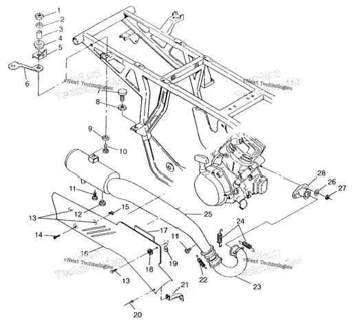 Exhaust System Swedish 4X4 400L