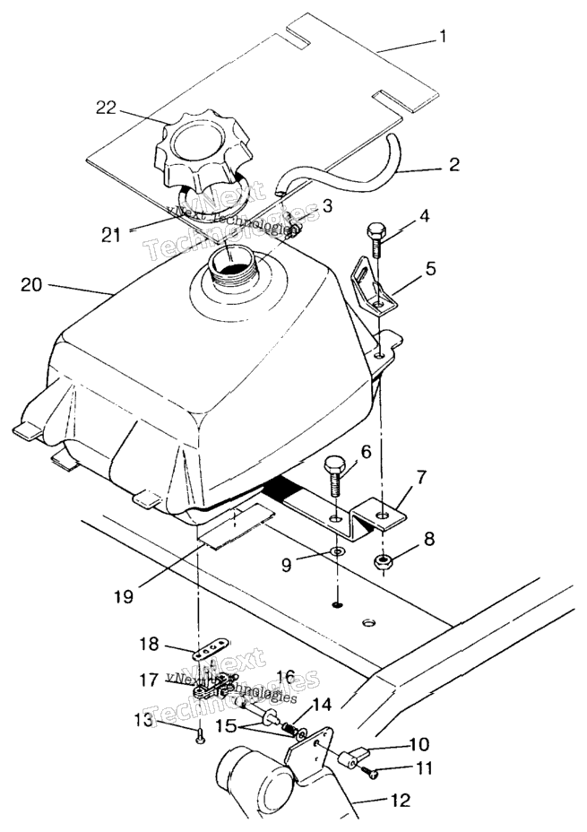 Fuel Tank Assembly Swedish 4X4 400L