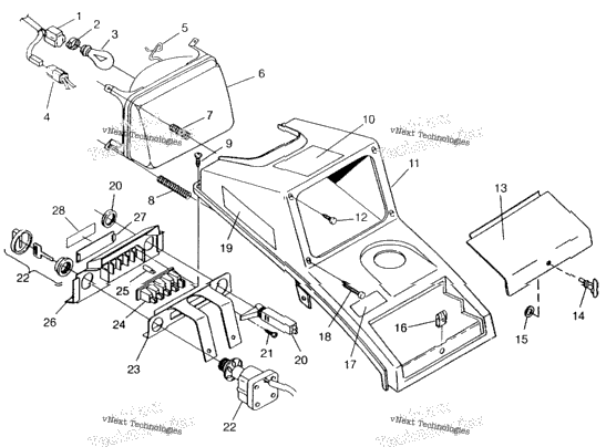 Headlight Assembly Swedish 4X4 400L