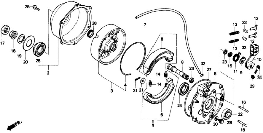 REAR BRAKE PANEL