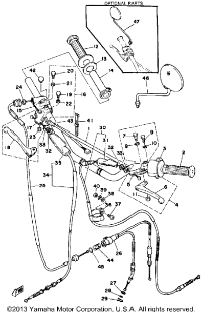 Handlebar - Cable