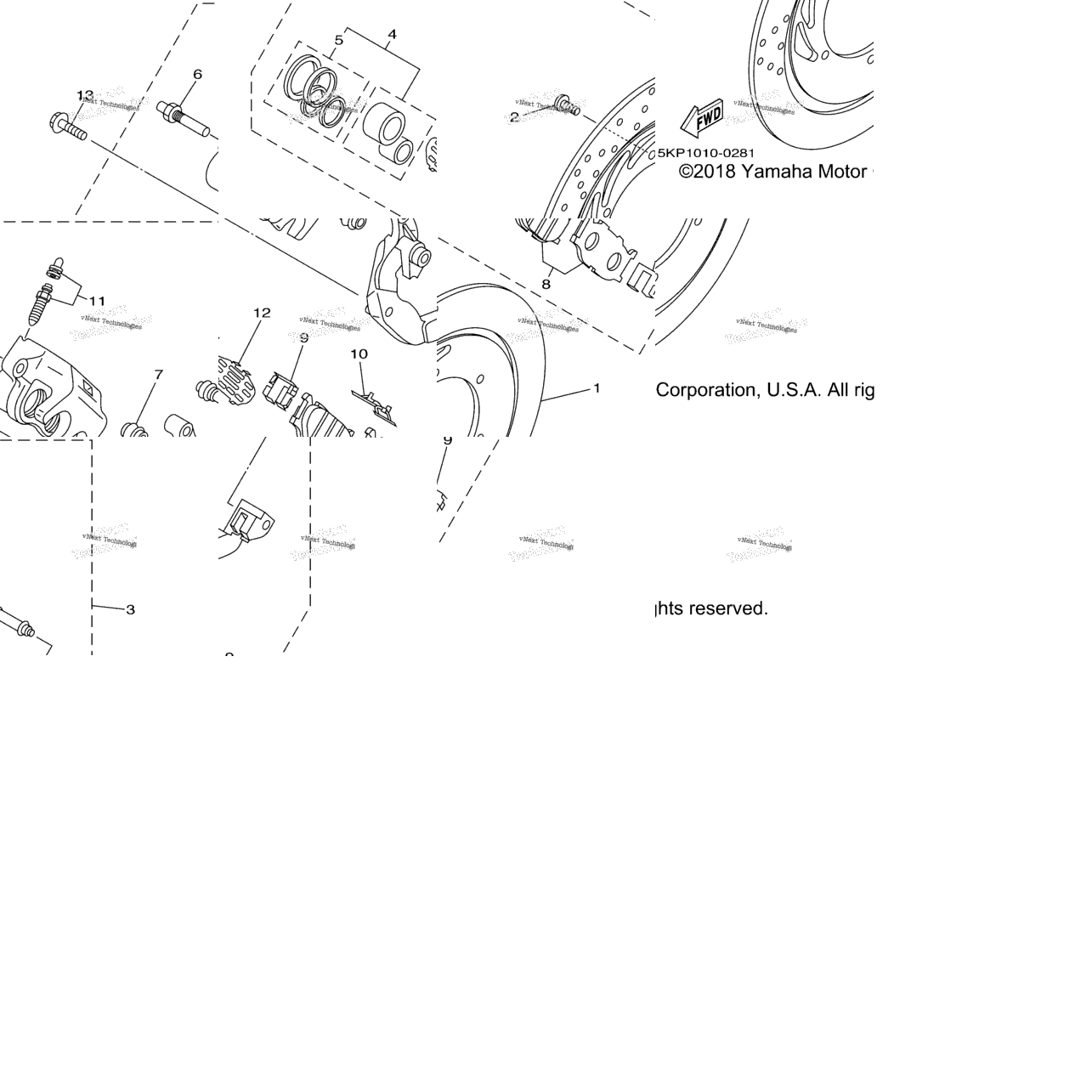 Front Brake Caliper