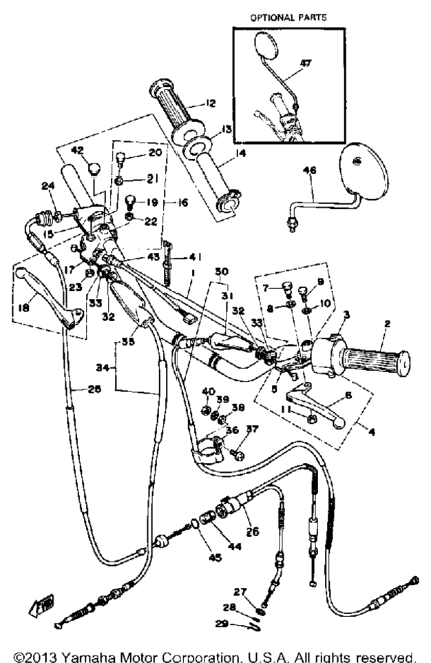 Handlebar Cable