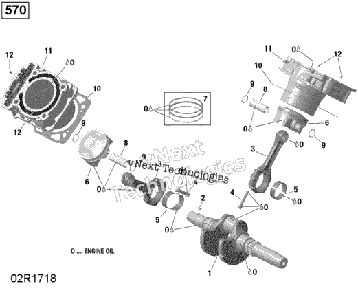 Rotax - Crankshaft And Pistons