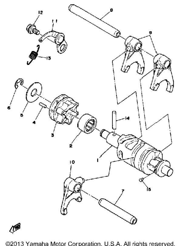 Shift Cam Fork