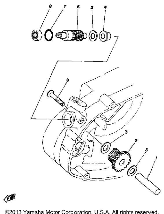 Tachometer Gear