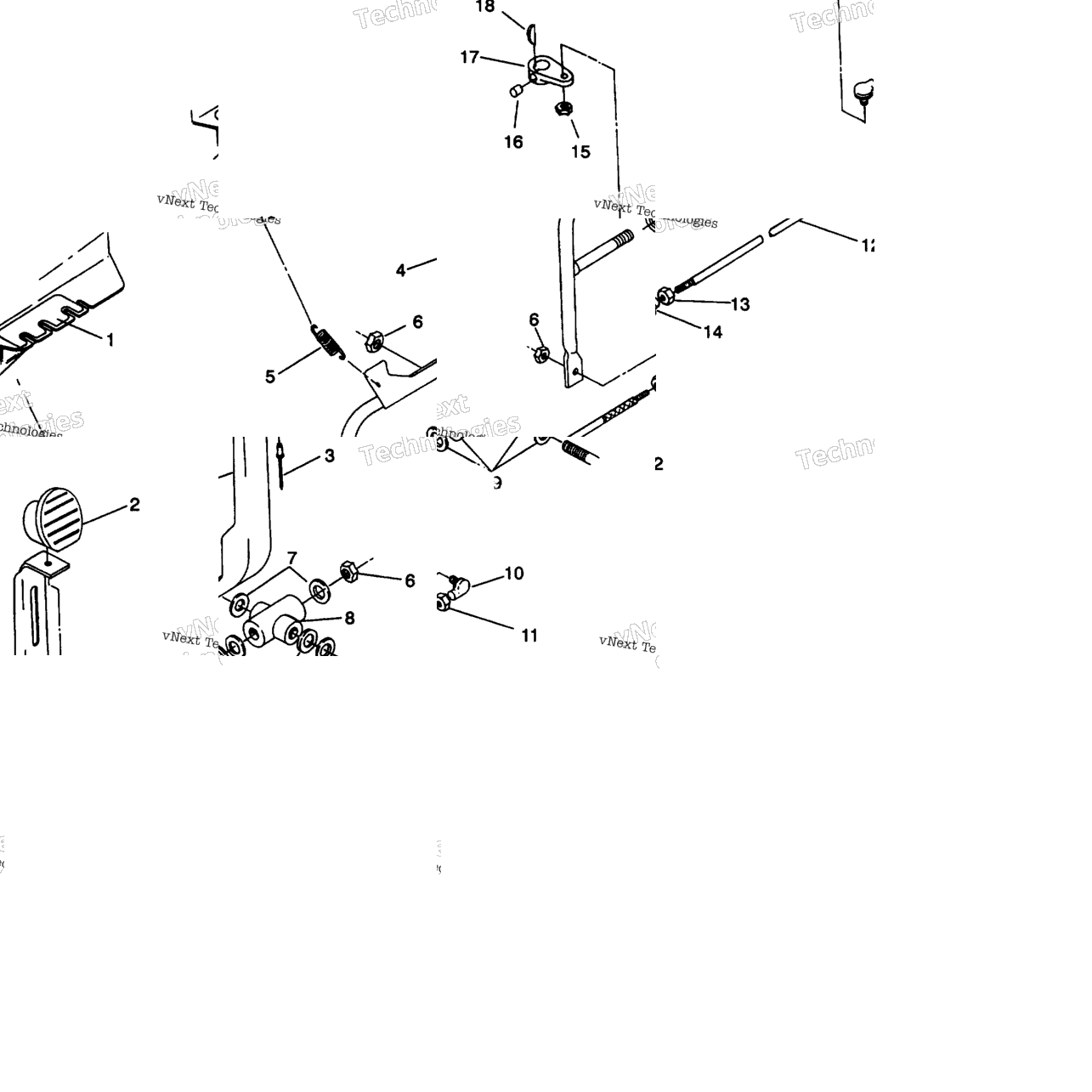 Shift Linkage Assembly Trail Boss