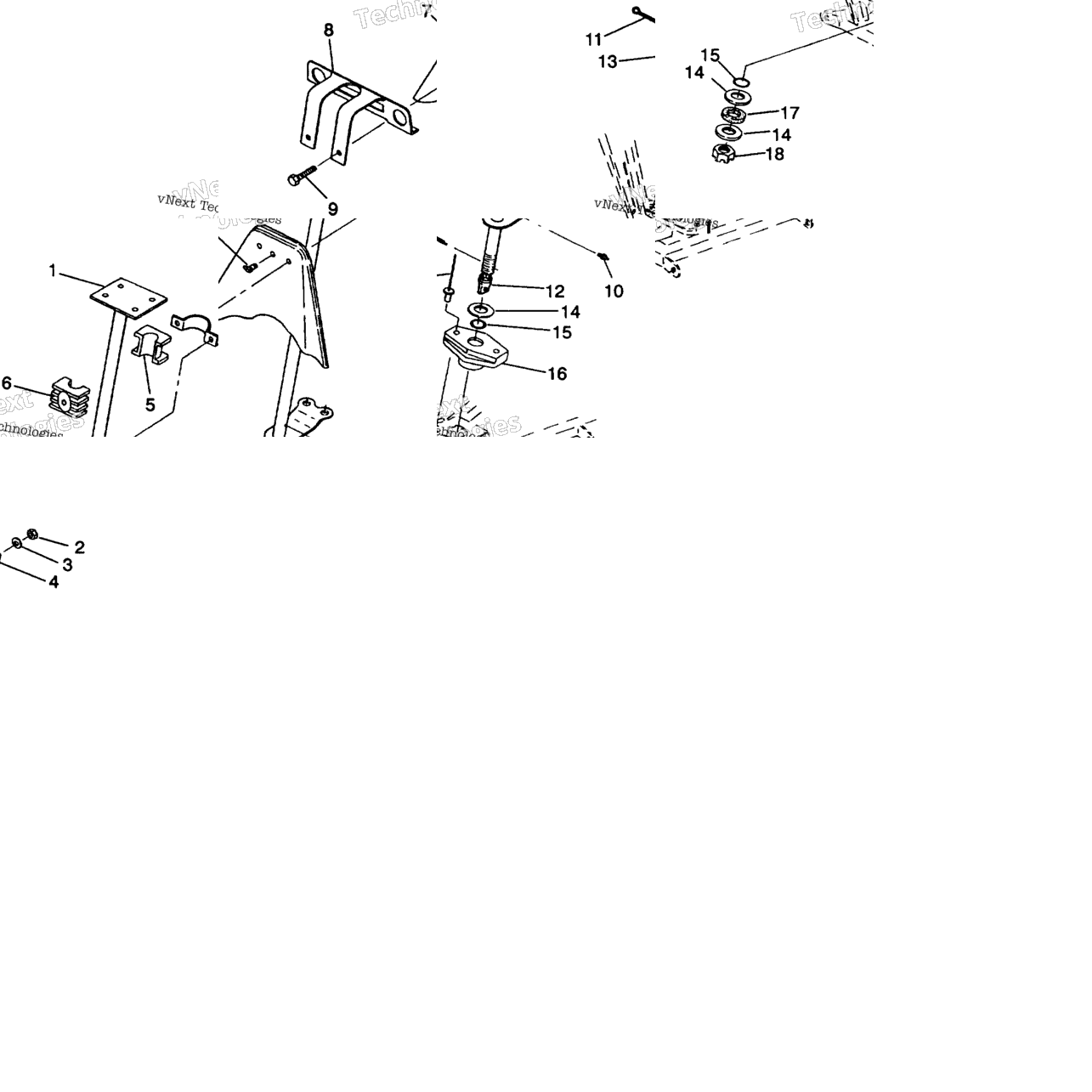 Steering Post Assembly Trail Boss