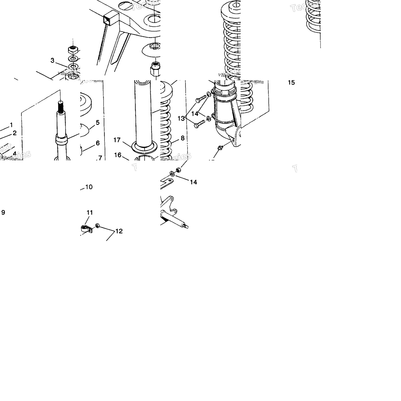 Strut Assembly Trail Boss
