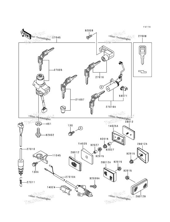 Ignition Switch/Locks/Reflectors