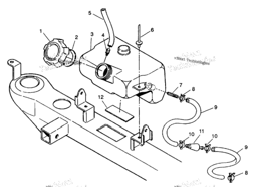 Oil Tank Assembly Trail Blazer