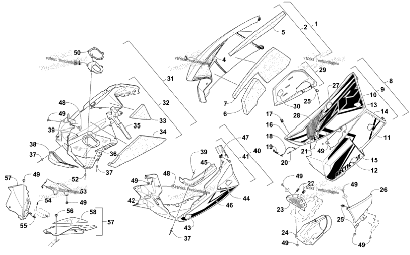 Skid Plate And Side Panel Assembly