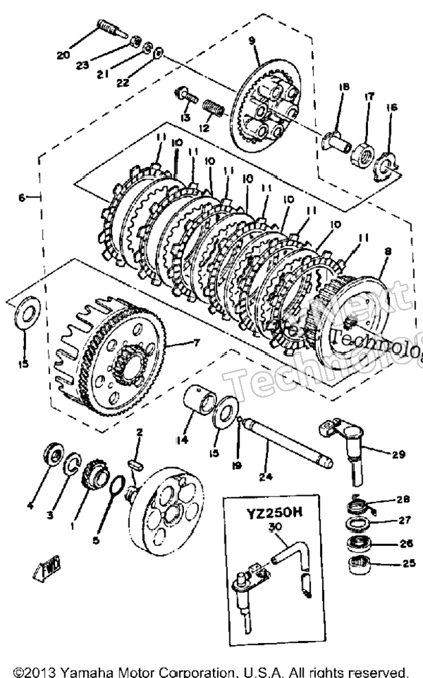 Clutch Yz250g H