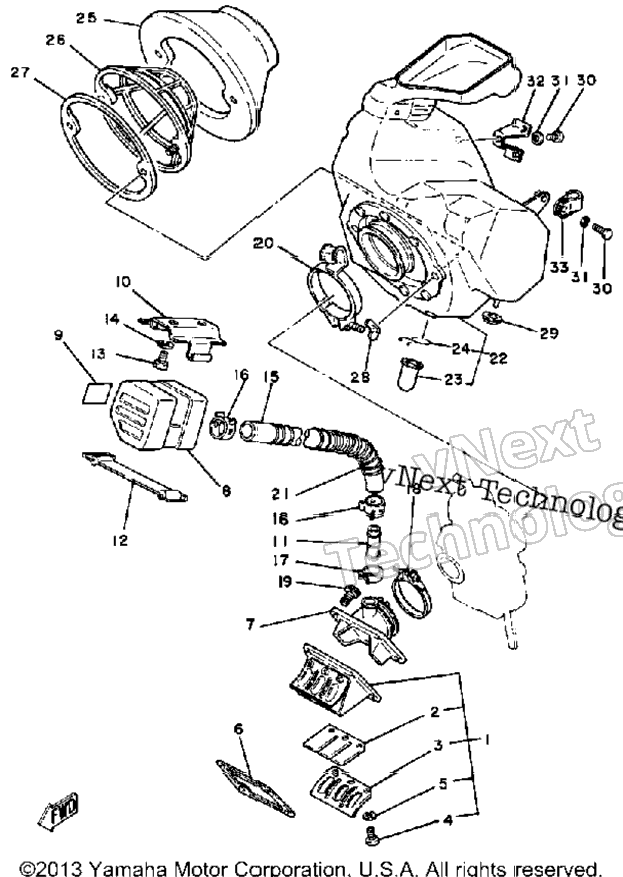 Intake Yz250h