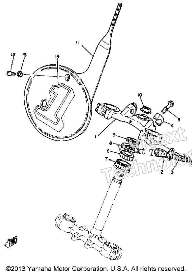 Steering Yz250h