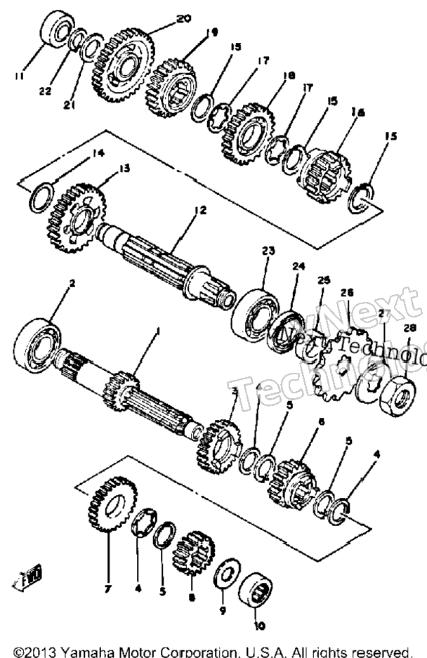 Transmission Yz250h