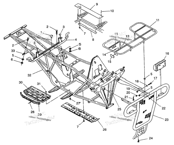 Bumper/Rack Mounting 6X6 350L W938739