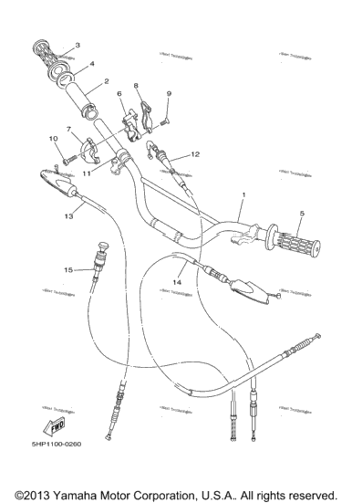 Steering Handle Cable