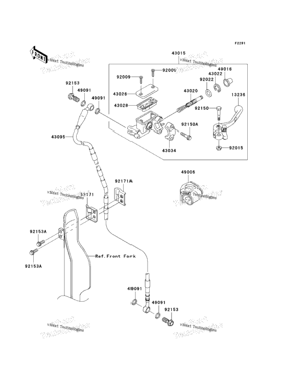 Front Master Cylinder