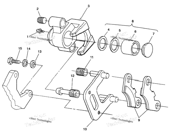 Front Brake Assembly 6X6 W938739