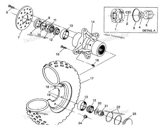 Front Wheel Assembly 6X6 350L W938739