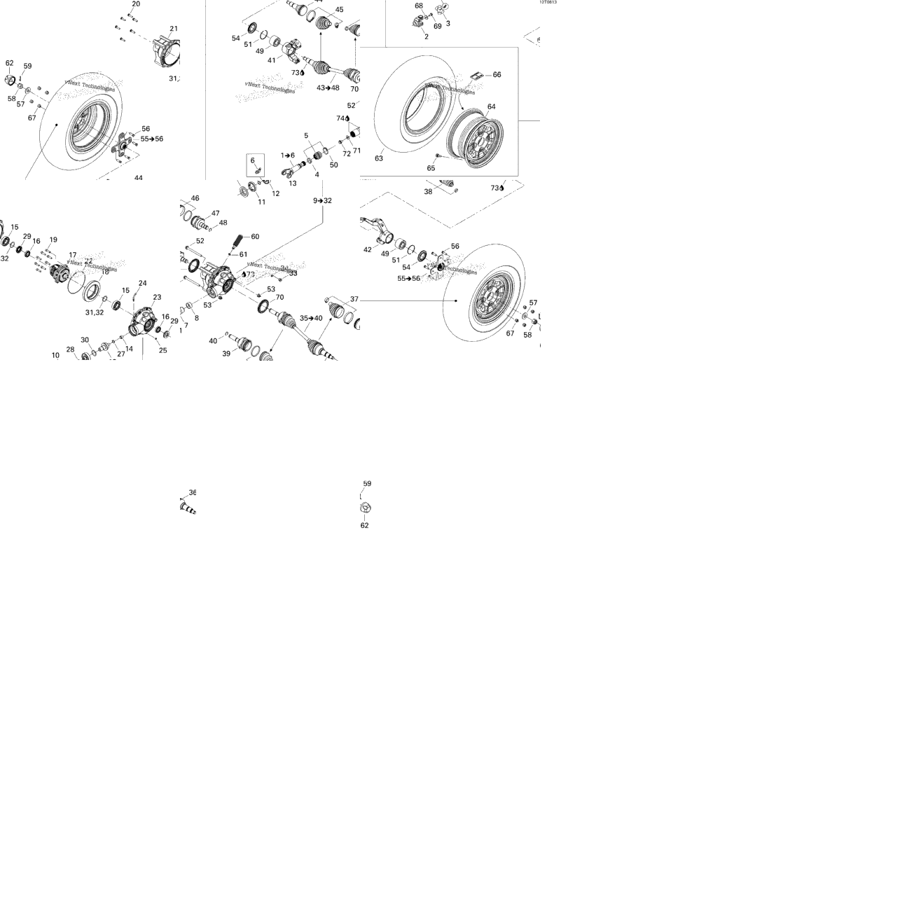 Drive System, Front Max Std