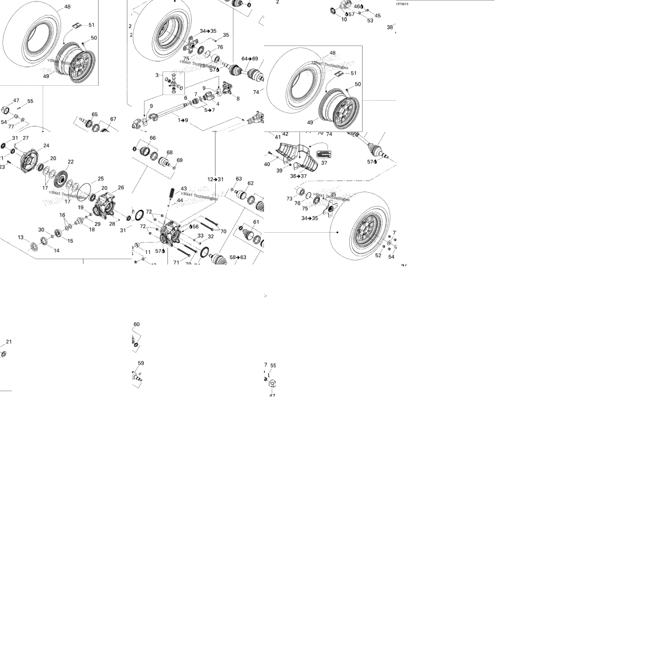 Drive System, Rear Max Std
