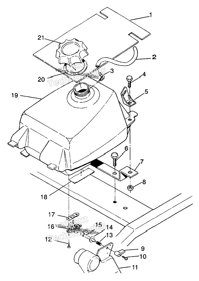 Fuel Tank Assembly 6X6 350L W938739