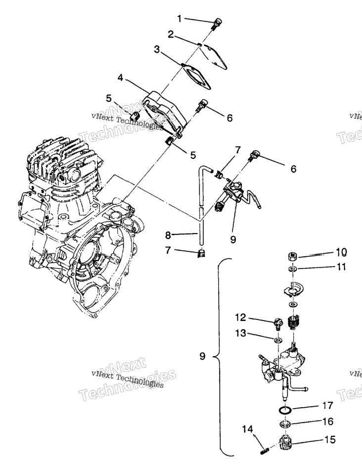 Oil Pump 6X6 350L