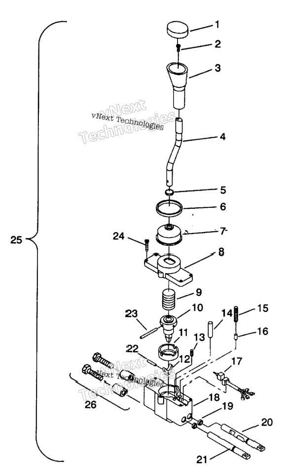Shift Linkage Assembly 6X6 350L W938739