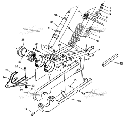Swing Arm Weldment 6X6 350L W938739 (4924062406037A)