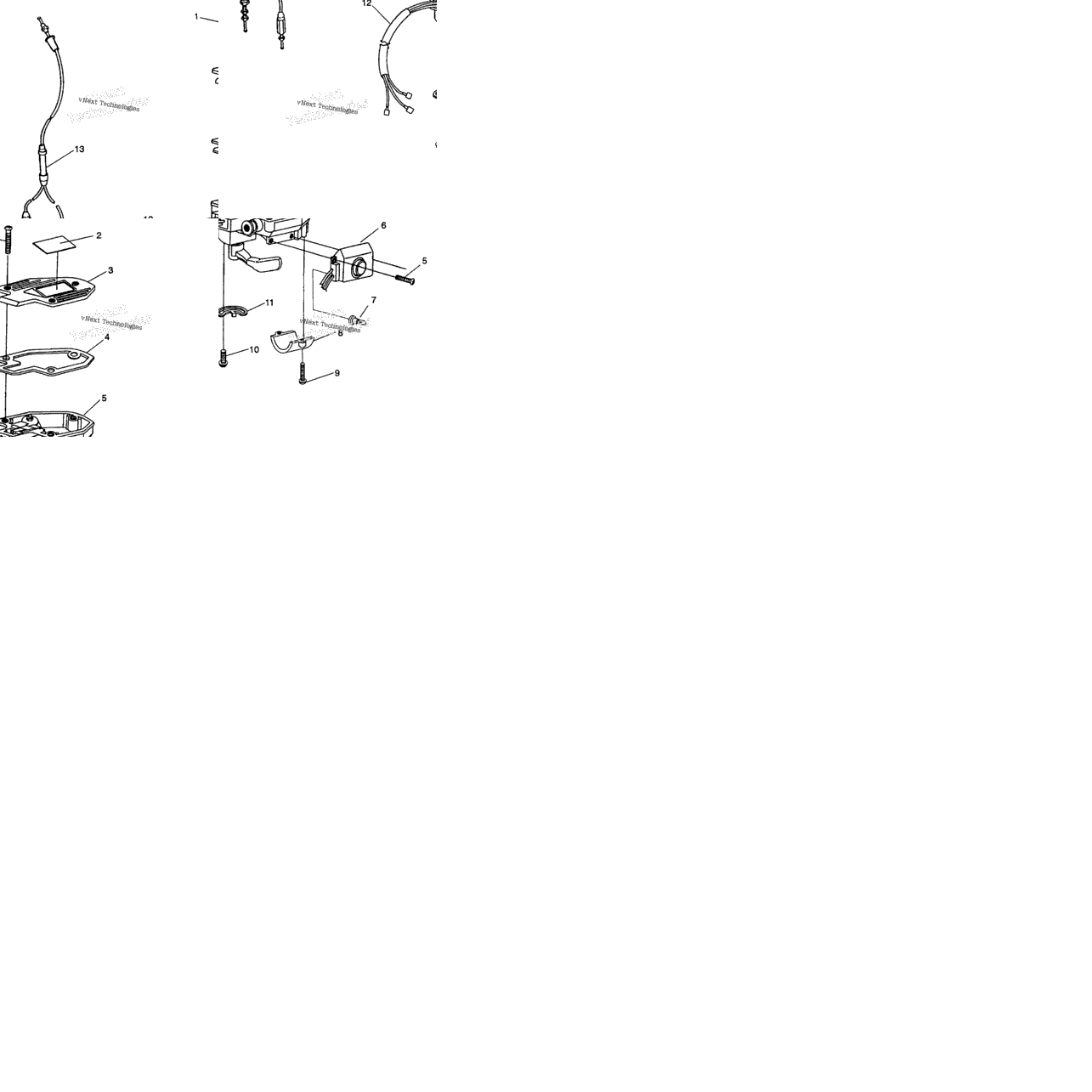 Controls Throttle Asm./Cable 6X6 350L