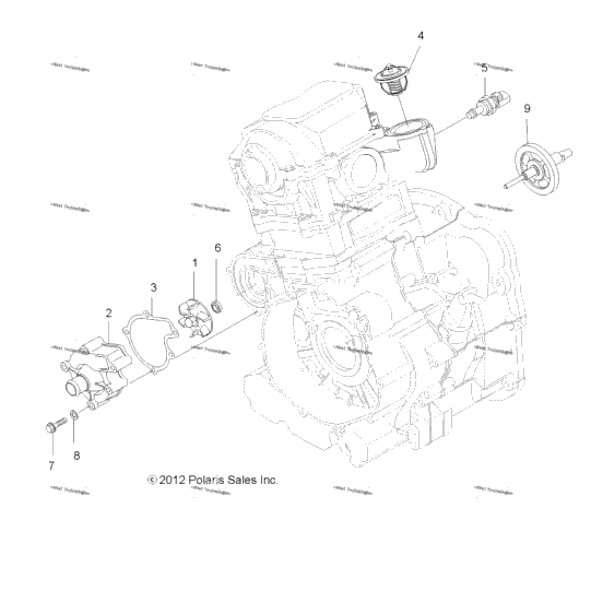 Engine, Cooling System & Water Pump