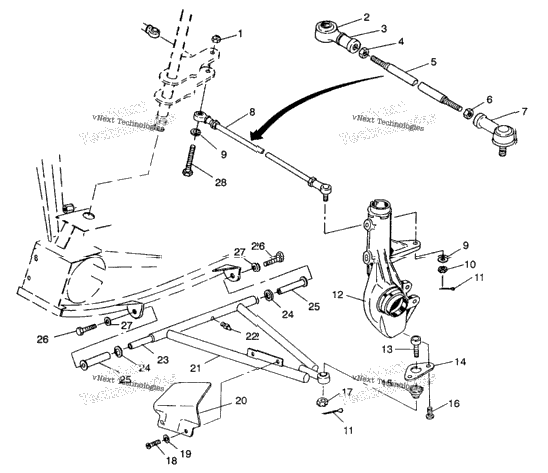 Aarm/Strut Mounting 4X4 350L