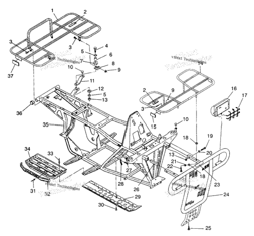 Bumper/Rack Mounting 4X4 350L